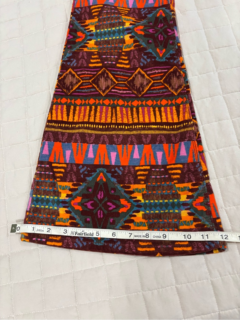 We The Free Printed Corduroy Pull-On Flare Pants Women’s US 29 - Picture 13 of 13